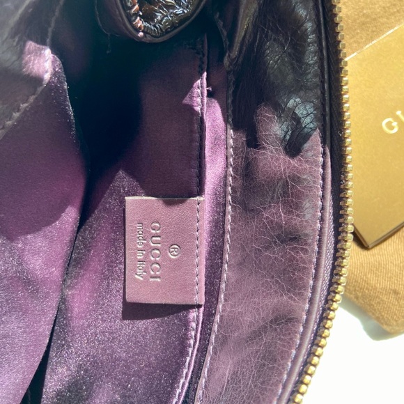 ‼️SOLD‼️Gucci Hysteria SMALL Patent Leather Clutch - Picture 7 of 10